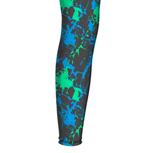Leggings de entrenamiento de una pierna para mujer, mallas de sublimación de una pierna para baloncesto, pantalones largos deportivos de una pierna - Product Image 6