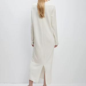 Vestido Casual de Verano y Primavera para Mujer, Tejido Sólido, Ecológico, Transpirable, Corte en A, Cintura Natural, Elegante, Moda de Oficina, Nuevo 2026 - Product Image 3