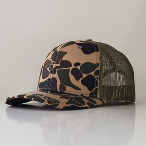 Hats For <b>Men</b> Mesh Back <b>Flat</b> And Curves Brim Camouflage Print Trucker <b>Cap</b> For <b>Men</b> And Women With Customized Logo - Product Image 6