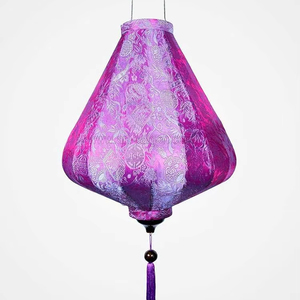 Linternas de seda a precio de fábrica, linternas de bambú de Vietnam, linternas de seda decorativas para decoración de hoteles y restaurantes - Product Image 1