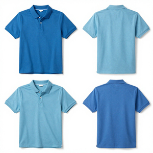เสื้อเชิ้ตผู้ชายพิมพ์ลายตามสั่ง ผ้าเจอร์ซีย์ 100% ผ้าฝ้าย ลายเรียบ แขนสั้น กันยับ คุณภาพสูง บริการ OEM - Product Image 1