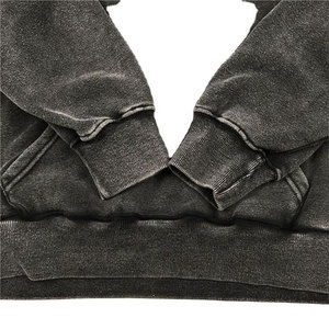 Sweat à capuche décontracté pour homme, tendance et très vendu, en coton 100% résistant au rétrécissement, effet délavé, idéal pour l'extérieur en hiver - Product Image 3