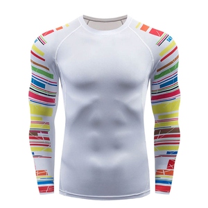 Ensemble de protection contre les éruptions cutanées en néoprène violet pour homme, manches courtes, écologique, respirant, séchage rapide, kit d'entraînement de natation à compression, adulte, 140g - Product Image 6
