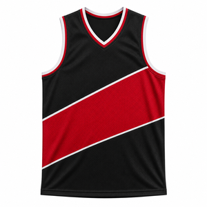 Uniformes de Baloncesto Transpirables con Transferencia de Calor, MOQ Bajo, Ligeros, de Poliéster, para Hombres Adultos, Tallas Grandes - Product Image 1