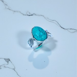 Natural <b>Turquoise</b> Gemstone <b>Rings</b> & 925 Sterling Silver Handmade <b>Rings</b> - Product Image 2