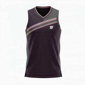 เสื้อกั๊กอเมริกันแบบไม่มีแขน ระบายอากาศได้ดี สวมใส่สบาย เนื้อผ้าเรียบ แห้งเร็ว ซึมซับความชื้น เหมาะสำหรับผู้ชายในสภาพอากาศอบอุ่น กิจกรรมกลางแจ้ง - Product Image 1