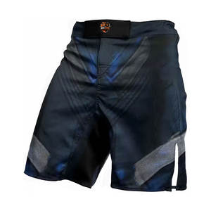Pantalones Cortos de Grappling para Hombre, Tela Resistente, Logotipo Frontal, Secado Rápido, Ligeros, para Entrenamiento de MMA, Práctica de Lucha, Acondicionamiento Físico - Product Image 3