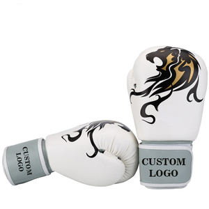 Gants de boxe personnalisés pour adultes en gros, design vierge à bas prix avec votre logo, en cuir PU, pour entraînement MMA, tailles homme - Product Image 2