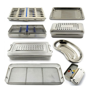 Caja de Esterilización para Instrumentos Quirúrgicos Dentales, Organizador de Almacenamiento de Instrumentos Dentales de Acero Inoxidable Médico - Product Image 6