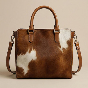 Bolsos de cuero genuino de vaca hechos a mano con pelo, bandoleras, venta al por mayor, proveedor OEM, calidad de exportación, en venta - Product Image 4