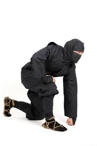 Uniforme de Artes Marciales Ninja Negro Unisex, Ajustado, de Poliéster/Algodón, Elástico, para Práctica de Adultos, Duradero y de Secado Rápido - Product Image 4
