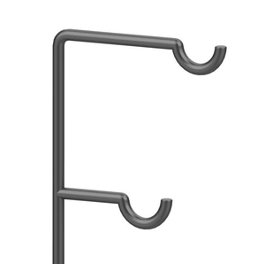 Support de suspension en métal pour jardin, décoration extérieure moderne, finition thermolaquée - Product Image 3