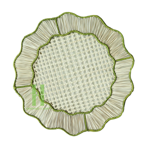 Sous-plats en corde de papier de haute qualité, tailles personnalisables, variété de couleurs, pour décoration de mariage et décoration intérieure, en provenance du Vietnam, vente en gros. - Product Image 6