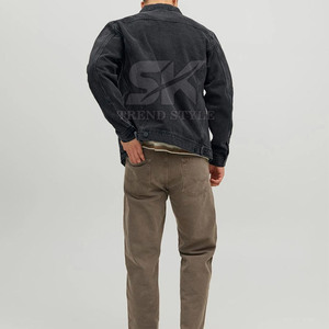 Chaqueta de Mezclilla para Hombre, a Prueba de Viento, Diseño de Logotipo Personalizado, Transpirable, Chaqueta de Invierno para Hombre, Venta Caliente - Product Image 2