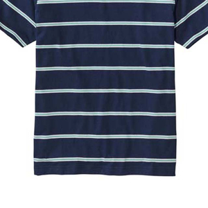 Men's O Neck T Shirts Plus Size Short Sleeve Striped Design Crewneck Cotton Breathable Summer Oversized Men's T Shirt All Size - Product Image 3