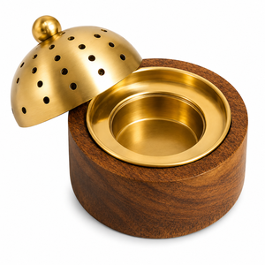 Quemador de Incienso Metálico Personalizado de Alta Calidad, Fragancia de Sándalo, Aroma a Té, Lavanda, Ecológico, Hecho a Mano, Duradero - Product Image 4