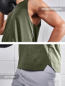 Débardeur de sport pour homme de qualité supérieure, en spandex/coton, séchage rapide, anti-UV, respirant, pour la salle de sport et l'entraînement, sans manches - Product Image 4
