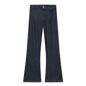 Pantalon cargo ample à taille haute pour femme, coupe décontractée, multi-poches, tendance - Product Image 1