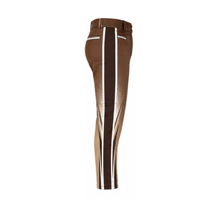 Pantalones de Béisbol Sublimados para Jóvenes y Hombres, Corte Ajustado, Transpirables, de Secado Rápido, Diseño a Rayas con Bolsillos - Product Image 5