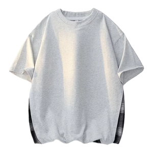 Camiseta de Manga Corta para Hombre, Protección Solar, Fabricada en Bangladesh, 100% Algodón y Bambú, Ecológica, Anti-UV, Corte Holgado Informal - Product Image 1