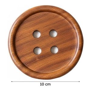 Juego de Posavasos Redondos de Madera Curio Craft, Resistentes al Calor, Ecológicos, Duraderos, No Tóxicos, Diseño Moderno, Tapetes y Almohadillas - Product Image 6