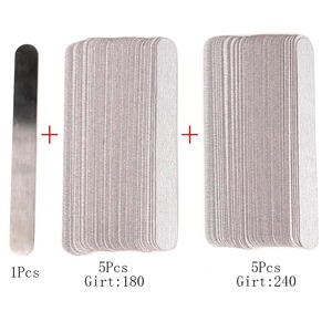 Lima de Uñas Profesional de Doble Cara EMERY, Patrón Recto, Reutilizable, Papel de Lija de Grano 100, Pulidor para el Cuidado de las Uñas - BAFA SURGICAL - Product Image 6