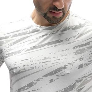 <b>Men</b> <b>White</b> Crew Neck T <b>Shirt</b> <b>Short</b> <b>Sleeve</b> Casual Sportswear Top Custom Logo Athletic Gym <b>Shirt</b> Manufacturer Wholesale Activewear - Product Image 2