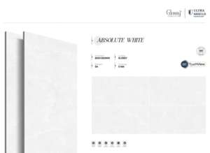 Carreaux de porcelaine brillants de qualité supérieure, dimensions 800x1600, 1200x1800, 750x1500 mm, grandes dalles de luxe pour sols et murs, pour design d'intérieur moderne - Product Image 3