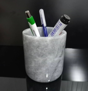 Porte-stylos et crayons en marbre antique, écologique, pour cosmétiques, pinceaux et fournitures de bureau, à prix abordable. - Product Image 4