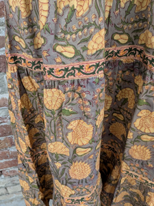 Robe imprimée à la main, fabriquée en Inde, robe en coton imprimée à la main, robe ajustable pour femmes, cadeau pour elle - Product Image 3