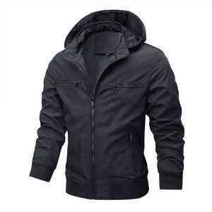 Custom Made High Quality <b>Wind</b> <b>Breaker</b> Soft Shell Bomber Jacket Men Multi-pocket Winter Warm Breathable Quick Dry Cotton Front - Product Image 1