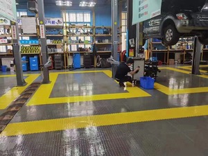 Dalles de sol de garage en PVC emboîtables les plus vendues / Tapis de sol en PVC emboîtables amovibles pour entrepôt - Product Image 6