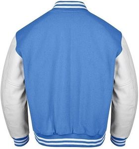 Custom Leather Sleeves and Wool Body Varsity <b>Jacket</b> for Men's <b>Baseball</b> <b>Bomber</b> <b>Jacket</b> Best Quality with Low MOQ - Product Image 2