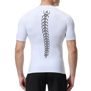 <b>Men</b> Rash Guard Graphic <b>Compression</b> <b>Shirts</b> <b>for</b> <b>Men</b> Gym Workout Athletic Quick Dry Tshirt Tops Training Running Under Flexibility - Product Image 6