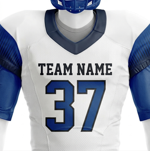 Jersey de Fútbol Americano 2026, Nuevo Diseño, Logotipo Personalizado, Venta al Por Mayor para Hombre, Secado Rápido, Anti-UV, 100% Poliéster, Uniforme Deportivo con Transferencia Térmica - Product Image 4
