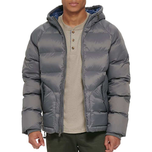OEM Supply Customized Hooded Long Front Printing Waterproof Reversible Solid Design Wholesale Rate <b>Cheap</b> Price <b>Puffer</b> <b>Jacket</b> - Product Image 4