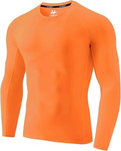 Maillot de compression pour homme 2026 à manches longues, respirant, séchage rapide, anti-UV, 240g Polyester/Nylon, idéal pour la gym, le fitness et le surf - Product Image 2