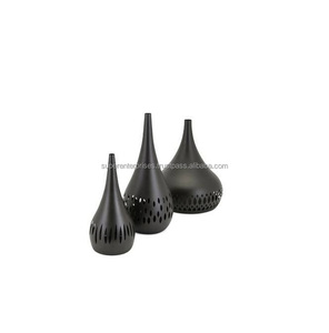 Vase à fleurs en métal de qualité supérieure, pour une décoration élégante de la maison, accent décoratif pour la table du salon. - Product Image 1