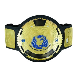Cinturones de Campeonato de Boxeo y Lucha Libre de Diseño Auténtico Hongmioo, Fabricados en Cuero PU con Hebilla de Aleación, 26 cm de Ancho y 120 cm de Largo, Venta al Por Mayor de Fábrica - Product Image 1