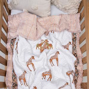 Venta al por mayor Jaipuri algodón orgánico Reversible bebé edredón suave personalizado Animal estampado bloque mano manta para invierno uso en casa Hotel - Product Image 4