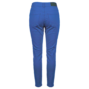 Vaqueros casuales de mujer de tiro medio, de cinco bolsillos, de pierna recta, teñidos, lavables, transpirables, de longitud completa, 7.23 oz, para primavera y verano. - Product Image 2