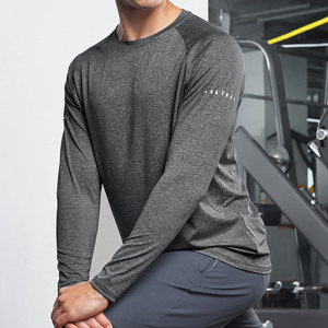 Top Quality Heavyweight Men's T-<b>Shirts</b> Drop Shoulder Long Sleeve T-<b>Shirt</b> <b>100</b>% <b>Polyester</b> Casual Relaxed Fit T <b>Shirts</b> For Men - Product Image 3
