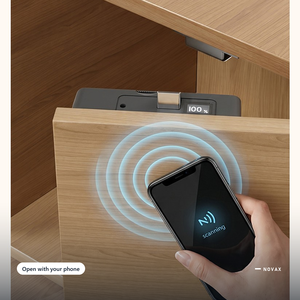 CL03-NFC ล็อคตู้อัจฉริยะ ล็อคลิ้นชัก RFID แบบมองไม่เห็น ล็อคเพื่อความปลอดภัยของเด็ก ไม่ต้องเจาะ ล็อคอิเล็กทรอนิกส์สำหรับตู้และลิ้นชักในบ้าน - Product Image 1