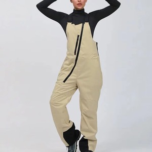 Unisex Custom Logo Polartec Breathable Zipper Closure <b>Ski</b> Bib Pants Plus Size Waterproof Windproof Fleece Insulated Wear - Product Image 5