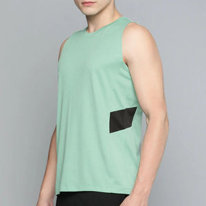Camiseta sin Mangas Transpirable para Hombre, para Rendimiento Activo, Camiseta Deportiva sin Mangas con Tela Elástica, Camiseta para Fisicoculturismo - Product Image 4