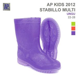 AP Kids Rain Boots Waterproof Anti-Slip PVC Cute Durable Multi Size - Product Image 1