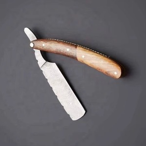 Maquinilla de Afeitar de Doble Filo de Acero de Damasco, Mango de Metal Forjado a Mano, Herramienta de Afeitado Clásica, Afeitadora Manual Profesional para Barberos - Product Image 5