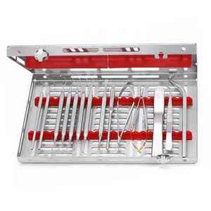 Kit de Cirugía Periodontal de 15 Piezas, Instrumentos Dentales de Acero Inoxidable, Casete de Esterilización, Certificación CE ISO por Grip Surgical - Product Image 2