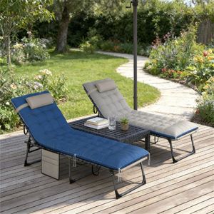 Sedia a Sdraio Pieghevole da Esterno per il Relax al Sole - Product Image 1