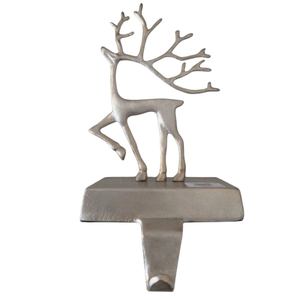 Support de chaussettes de Noël en fer de qualité supérieure, finition noire, autoportant, pour cheminée, décoration de maison et de fêtes - Product Image 6